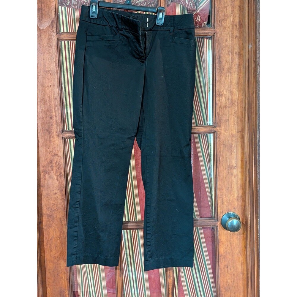Studio Works Petite 4P Short Cotton Blend Black Dress Pants